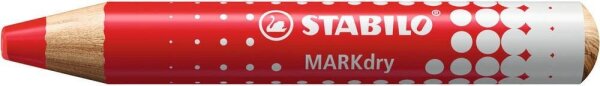 STABILO MARKdry Whiteboard- und Flipchart-Marker rot 1,0 - 10,0 mm, 1 St.