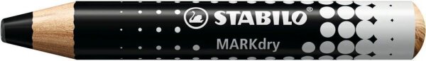 STABILO MARKdry Whiteboard- und Flipchart-Marker schwarz 1,0 - 10,0 mm, 1 St.