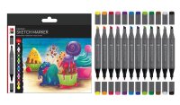 Marabu GRAPHIX SUGARHOLIC Permanentmarker-Set...