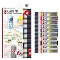 Marabu Kerzenstifte farbsortiert 10 x 25,0 ml, 10 St.