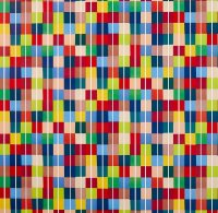 JUNG SCHÖNER VERPACKEN Geschenkpapier Pierrot Quadrate mehrfarbig, 20,0 m  ( 516890 )