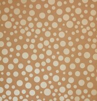 JUNG SCHÖNER VERPACKEN Geschenkpapier Ballero Punkte braun, 20,0 m
