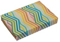 JUNG SCHÖNER VERPACKEN Geschenkpapier Prisma Streifen mehrfarbig, 20,0 m