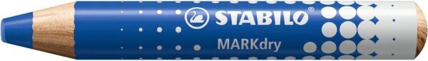 STABILO MARKdry Whiteboard- und Flipchart-Marker blau 1,0 - 10,0 mm, 1 St.