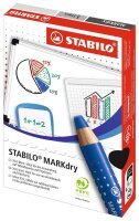 STABILO MARKdry Whiteboard- und Flipchart-Marker blau 1,0...
