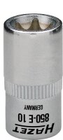 HAZET 850-E7, 1/4 Zoll Außen-TORX (TX) Steckschlüsseleinsatz Größe: E 7 Länge: 25,0 mm