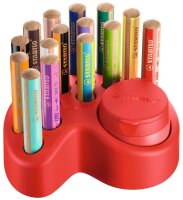 STABILO woody 3in1 Buntstifte farbsortiert, 15 St.