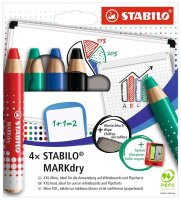 STABILO MARKdry Whiteboard- und Flipchart-Marker...