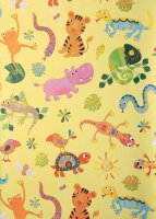 JUNG SCHÖNER VERPACKEN Geschenkpapier Fantasia Tiere mehrfarbig, 20,0 m