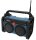 soundmaster DAB85BL Baustellenradio blau, schwarz