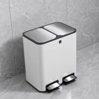 helit the classy Mülleimer 2x 12 l weiß  ( H2405005 )