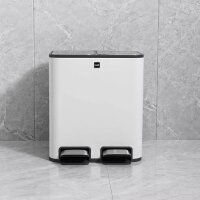 helit the classy Mülleimer 2x 12 l weiß  ( H2405005 )