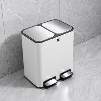 helit the classy Mülleimer 2x 12 l weiß  ( H2405005 )