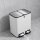 helit the classy Mülleimer 2x 12 l weiß  ( H2405005 )