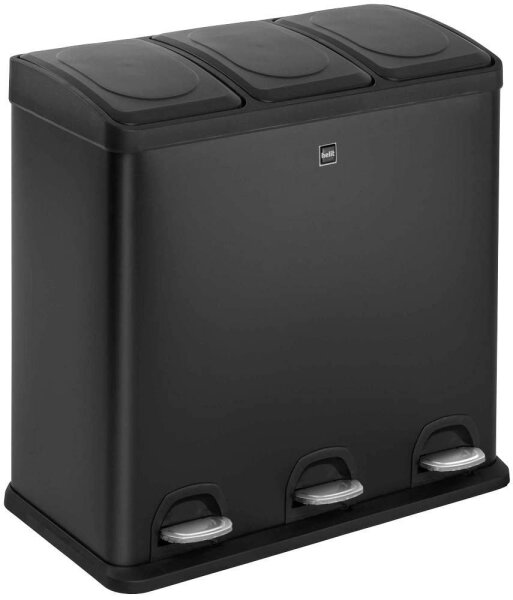 helit the seperator Mülltrenner 3x 20,0 l schwarz, 1 St.