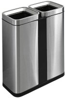 helit the twin bin Mülltrenner 2x 30,0 l edelstahl,...
