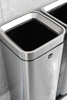 helit the twin bin Mülltrenner 2x 30,0 l edelstahl, 1 St.