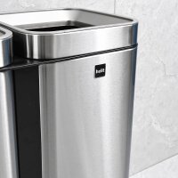 helit the twin bin Mülltrenner 2x 30,0 l edelstahl, 1 St.