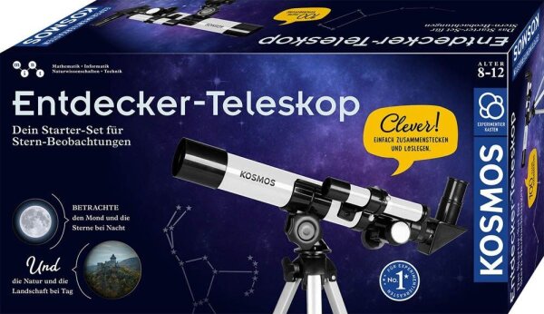 KOSMOS Entdecker Teleskop 20-fach/100-fach - 20 mm