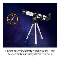 KOSMOS Entdecker Teleskop 20-fach/100-fach - 20 mm
