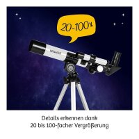 KOSMOS Entdecker Teleskop 20-fach/100-fach - 20 mm