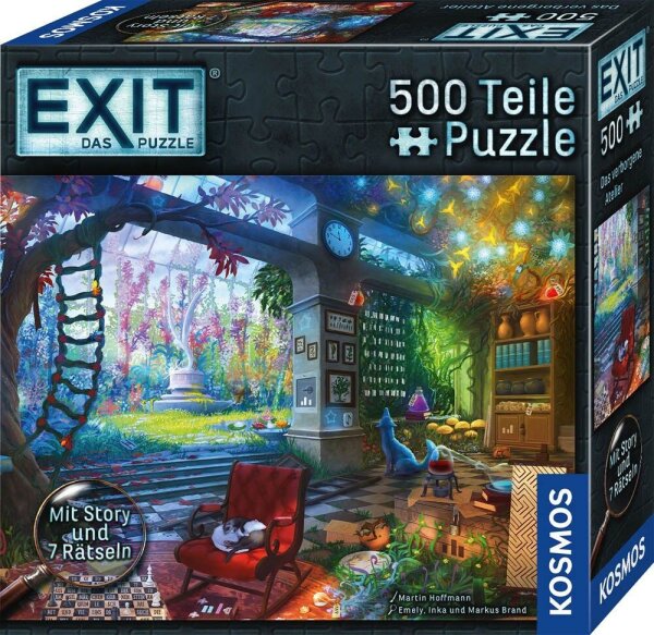 KOSMOS EXIT-Puzzle EXIT - Das Puzzle: Das verborgene Atelier Puzzle, 500 Teile