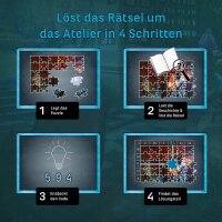KOSMOS EXIT-Puzzle EXIT - Das Puzzle: Das verborgene Atelier Puzzle, 500 Teile