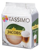 TASSIMO JACOBS LATTE MACCHIATO CLASSICO Kaffeediscs, Arabica- und Robustabohnen 8 St.