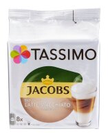 TASSIMO JACOBS LATTE MACCHIATO CLASSICO Kaffeediscs, Arabica- und Robustabohnen 8 St.