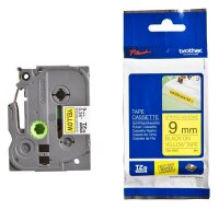 brother Schriftband TZe-S621 TZES621, 9 mm, schwarz auf...