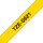 brother Schriftband TZe-S621 TZES621, 9 mm, schwarz auf gelb, 1 St.
