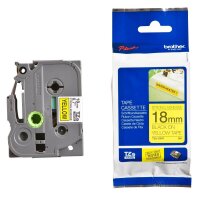 brother Schriftband TZe-S641 TZES641, 18 mm, schwarz auf...