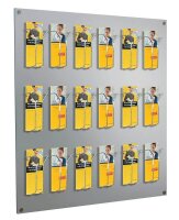 Kerkmann Wandprospekthalter Fokus alu 1/3 DIN A4 75,0 x...