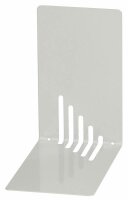 MAUL Buchstützen grau 8,5 x 14,0 x 14,0 cm, 2 St.