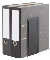 MAUL Buchstützen schwarz 12,0 x 14,0 x 24,0 cm, 2 St.