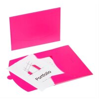 PAGNA Dokumententasche Wallet DIN A4 pink glatt 0,43 mm,...
