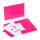 PAGNA Dokumententasche Wallet DIN A4 pink glatt 0,43 mm, 1 St.