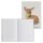 PAGNA Notizbuch Reh DIN A5 punktkariert, beige Hardcover 128 Seiten, 1 St.
