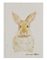 PAGNA Notizbuch Hase DIN A5 punktkariert, beige Hardcover...