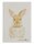 PAGNA Notizbuch Hase DIN A5 punktkariert, beige Hardcover 128 Seiten, 1 St.