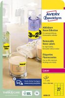 AVERY Zweckform Etiketten L6004-25 gelb 63,5 x 29,6 mm,...
