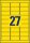 AVERY Zweckform Etiketten L6004-25 gelb 63,5 x 29,6 mm, 25 Blatt