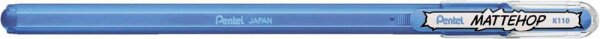 Pentel Mattehop Gelschreiber himmelblau 0,5 mm, Schreibfarbe: blau, 1 St.