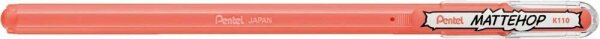 Pentel Mattehop Gelschreiber koralle 0,5 mm, Schreibfarbe: orange, 1 St.