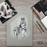 Brevilliers CRETACOLOR Skull-Edition Zeichenkohle farbsortiert 1 Set