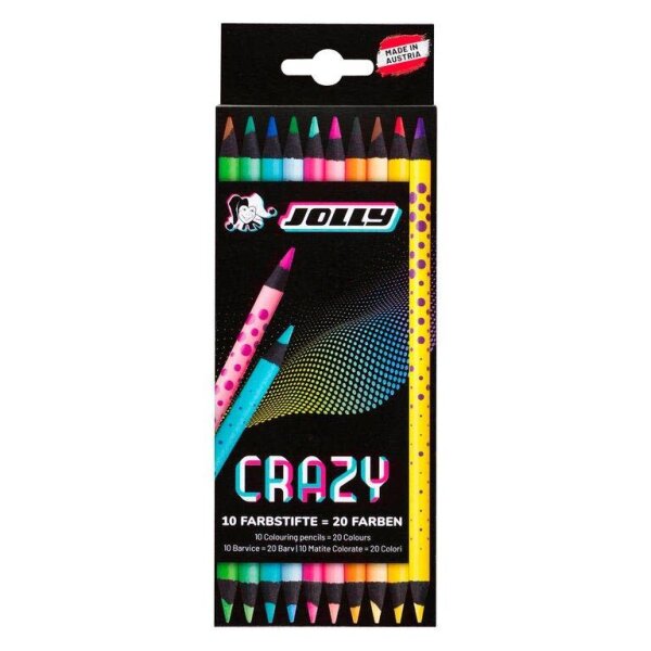 JOLLY Crazy Buntstifte farbsortiert, 10 St.