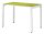 PAPERFLOW easyDesk Schreibtisch grün rechteckig, 4-Fuß-Gestell weiß 114,0 x 60,0 cm