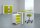PAPERFLOW easyDesk Schreibtisch grün rechteckig, 4-Fuß-Gestell weiß 114,0 x 60,0 cm