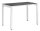 PAPERFLOW easyDesk Schreibtisch anthrazit rechteckig, 4-Fuß-Gestell weiß 114,0 x 60,0 cm