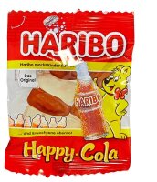 HARIBO Happy Cola Minibeutel Fruchtgummi 10 g, 100 St.